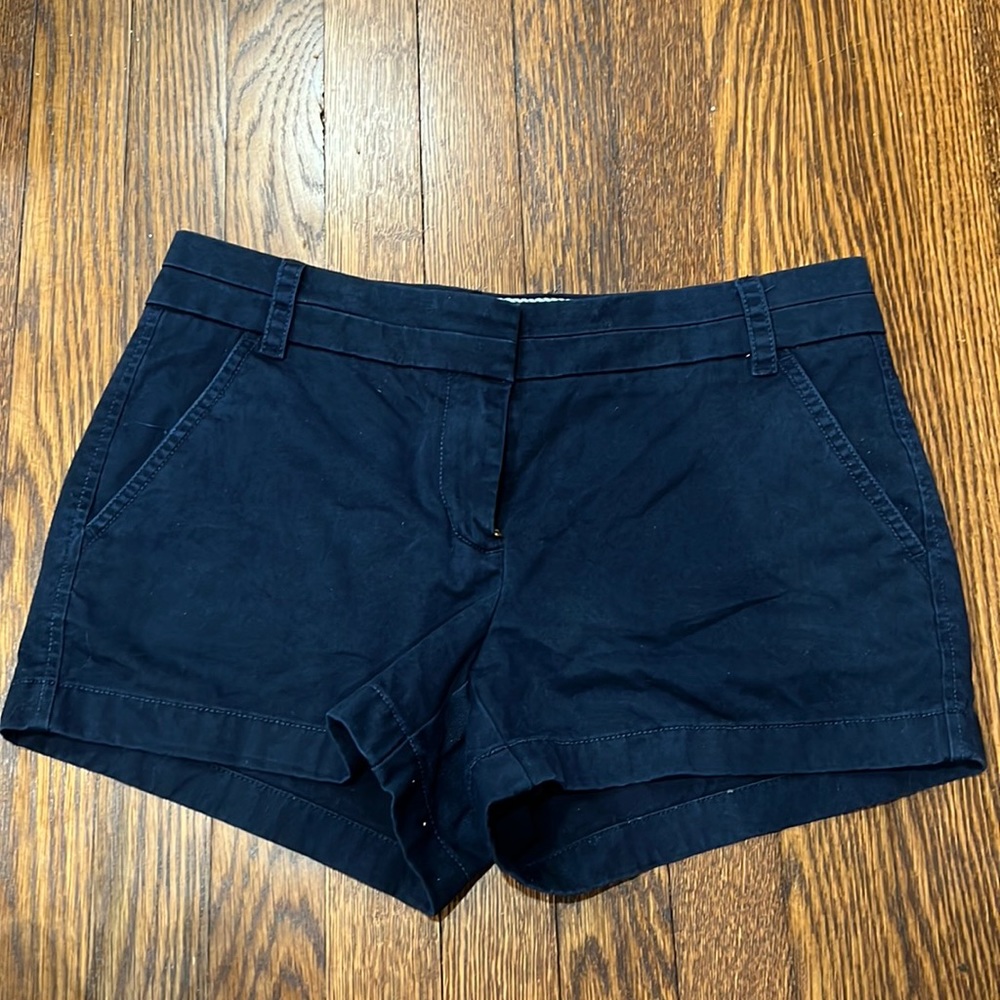 JCrew Navy 100% Cotton Chino Shorts sz 4